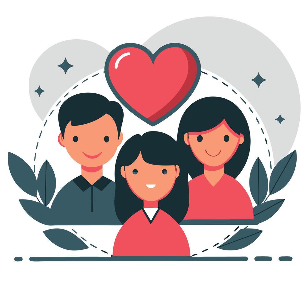 Illustrative Depiction of the Timeless Bond of Friendship by People Embracing vector
