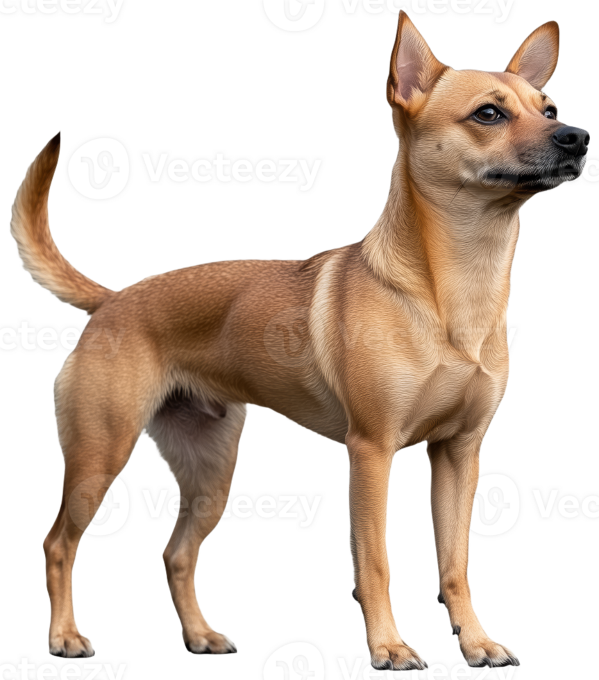 Dog Standing Outdoors in Nature png