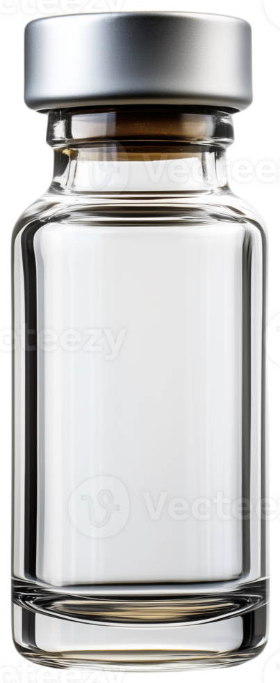Clear Glass Bottle Modern Design for Liquid Storage png