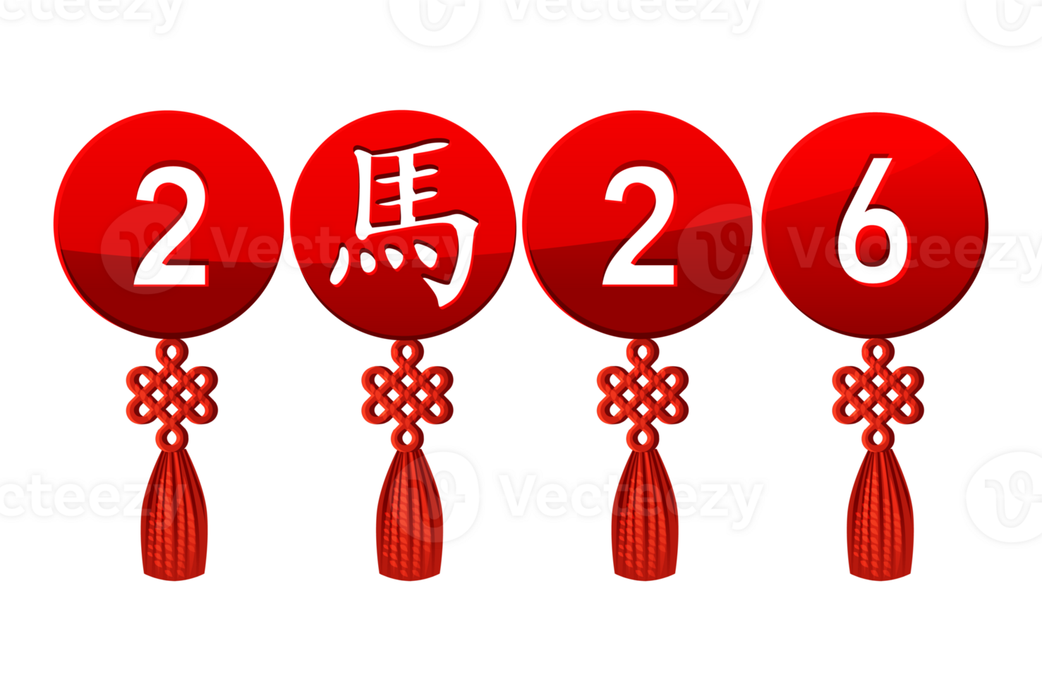Year of the Horse 2026, Chinese Happy new year background. png