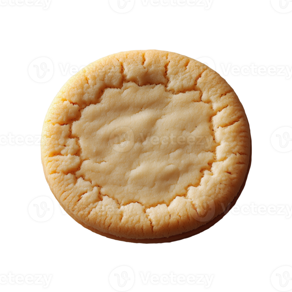 Delicious Round Cookie Perfect for Any Dessert or Snack Time png