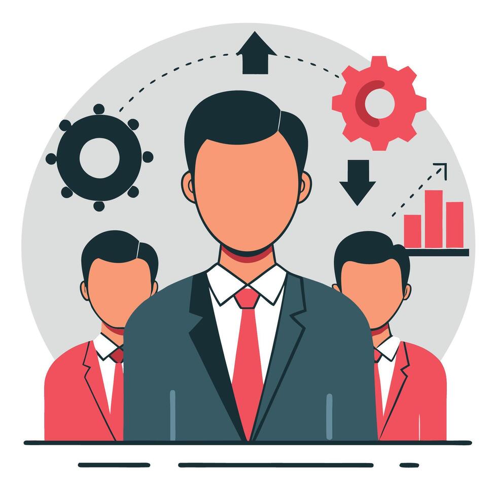 Finance Leaders Embracing Innovative Solutions for Business Transformation vector