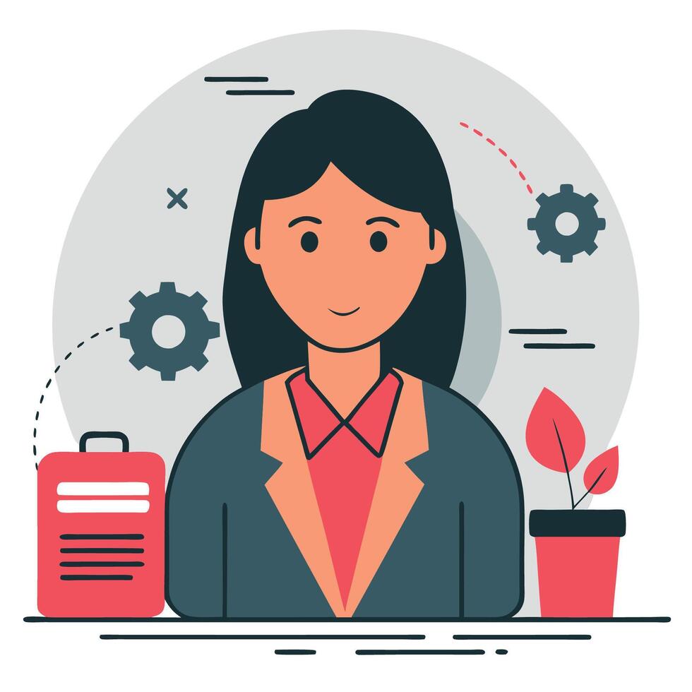 Animated Illustration of a Concept with Three Arrows Flowing and Interconnecting vector