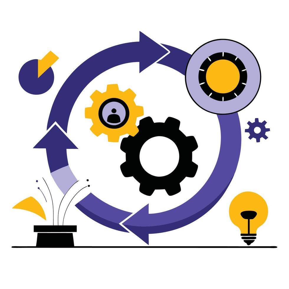 Illustrative Representation of a Feedback Loop Concept vector
