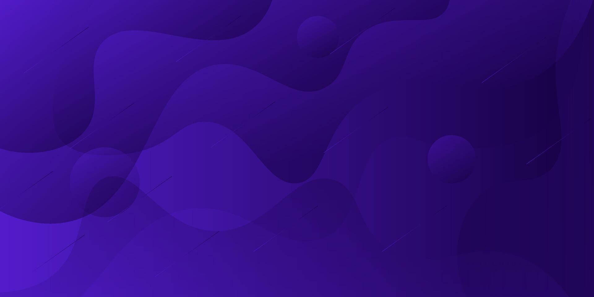 Simple dark blue background template with wavy blue gradient pattern. Modern design. Suitable for background, wallpaper, home screen, theme vector