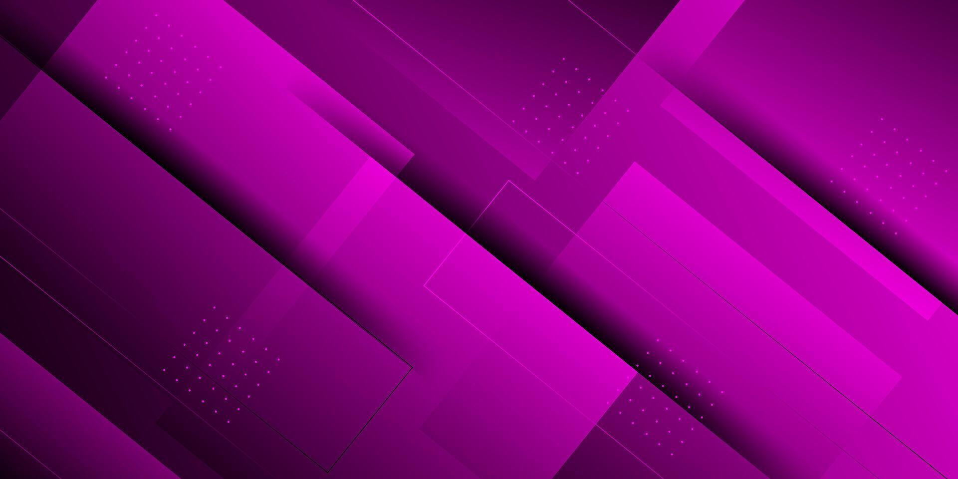 Abstract 3D dark purple banner background. Trendy shapes color pattern design. Overlap square background. Eps10 vector
