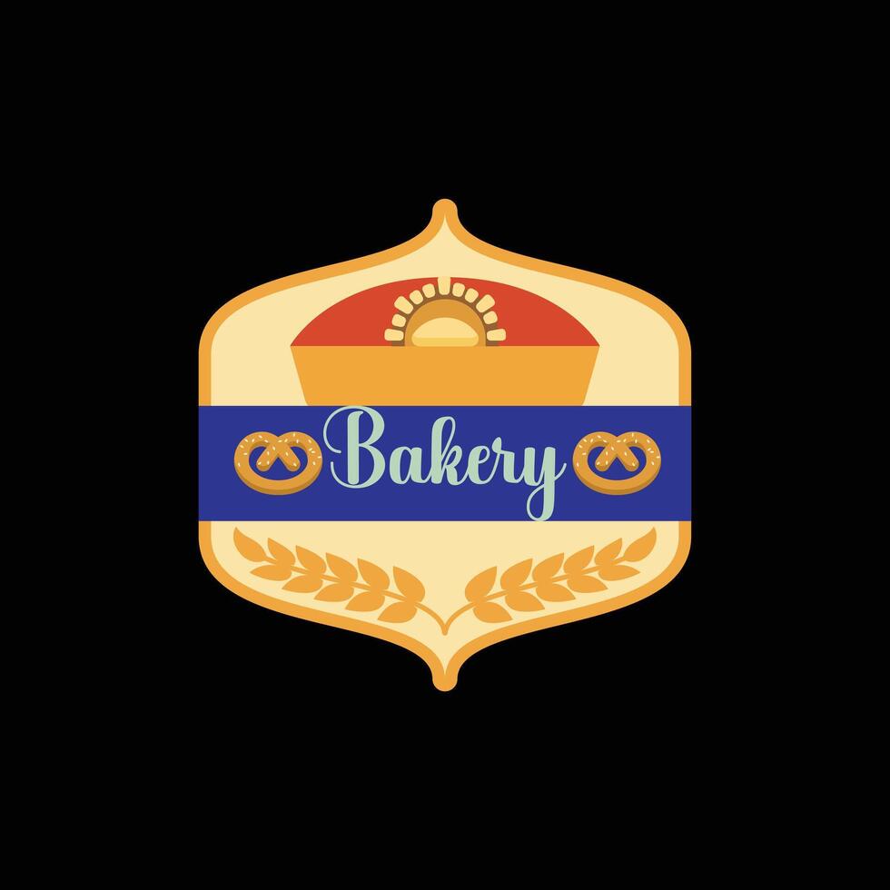 Bakery business logo design vector