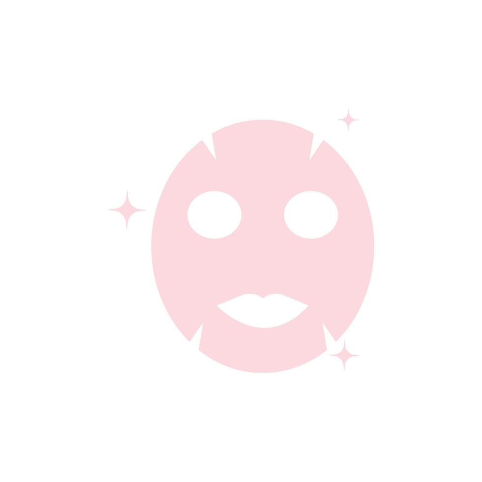 face mask icon design vector