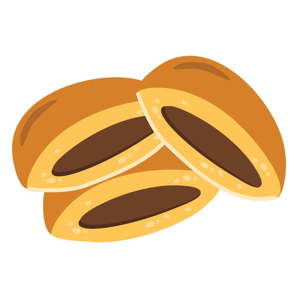 Dorayaki Or Japanese Pancake illustration vector