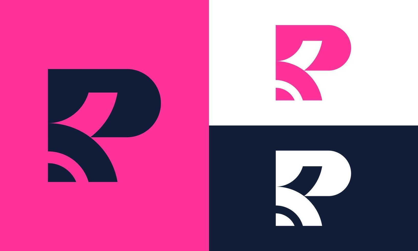 Nice KP letter logo. vector