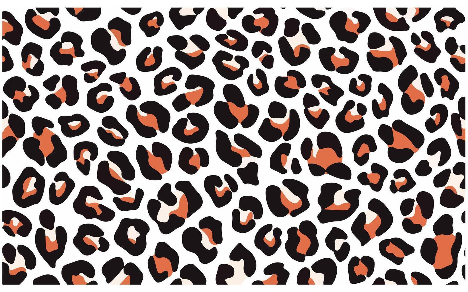 Leopard Seamless Pattern Fashion Print Fabric vector