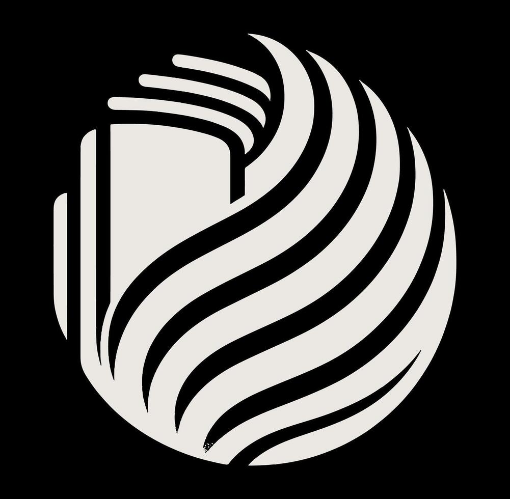 The logo for the book club vector
