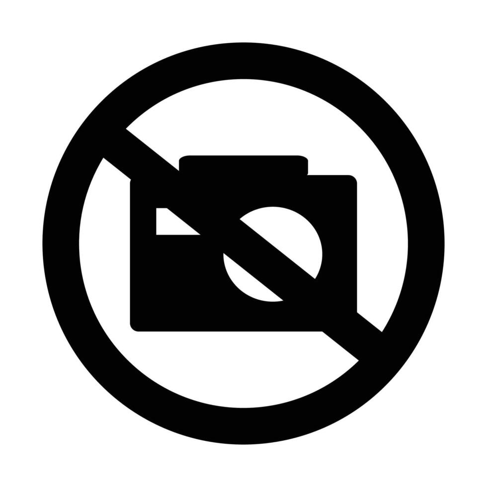 no picture allow icon flat black design vector
