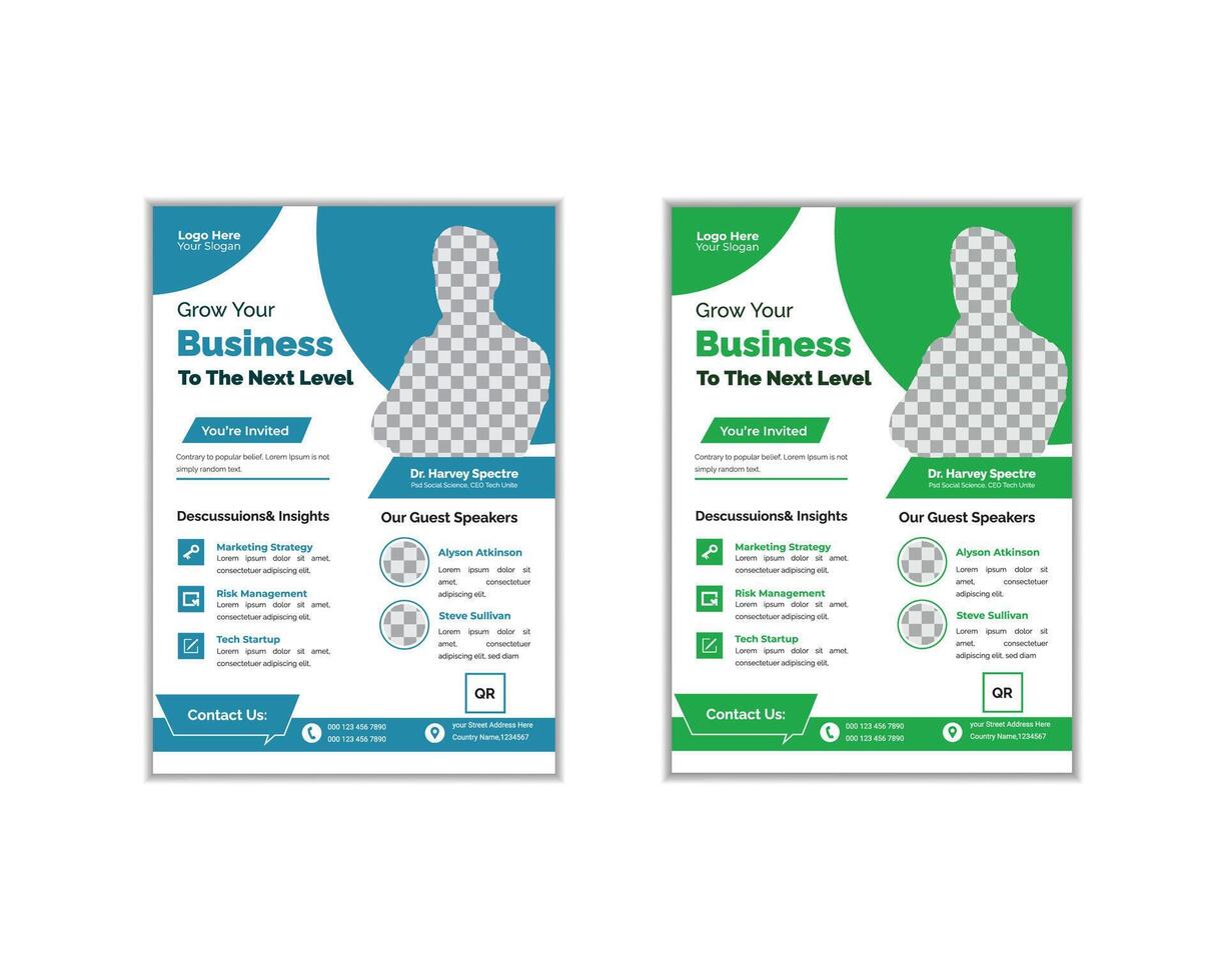 Creative professional a4 flyer, flyer template layout design, business flyer, Business brochure flyer design vector