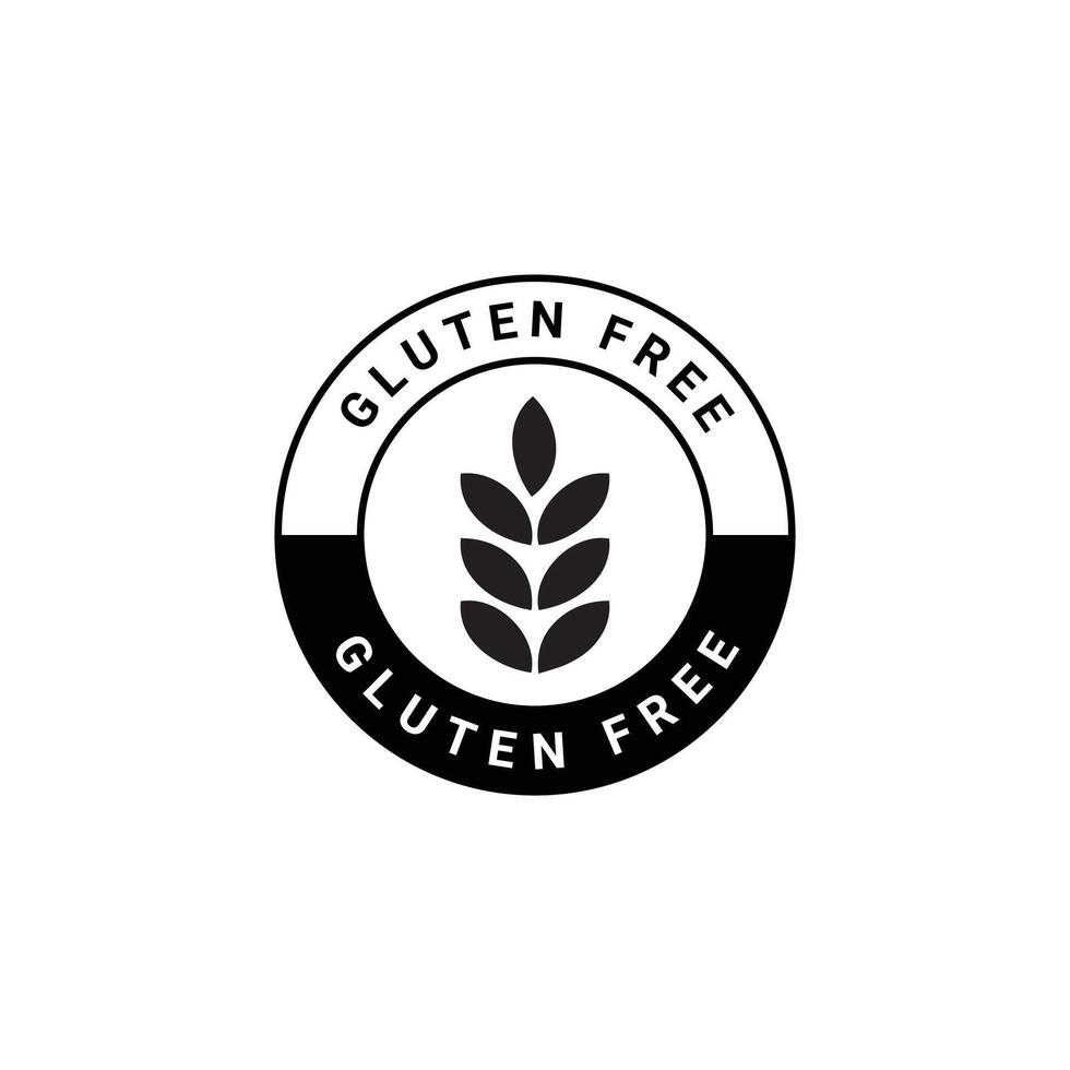 gluten free icon, gluten free, gluten badge vector