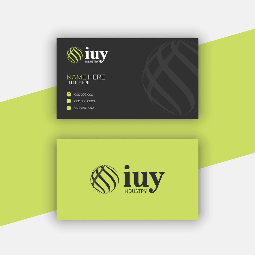 business card design, unique card design vector