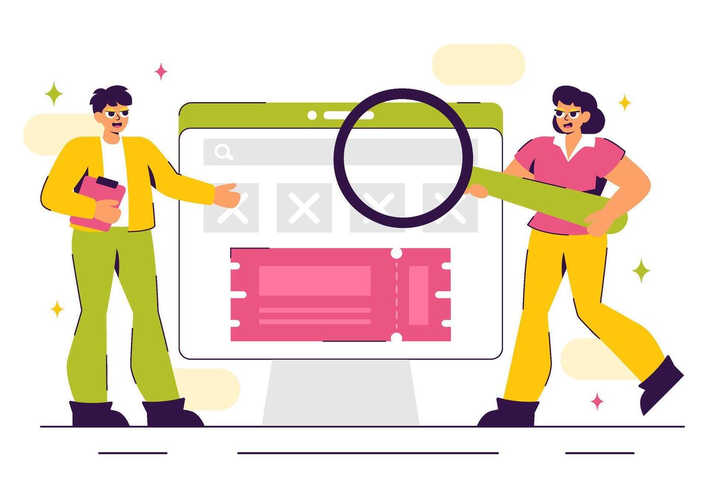 Illustration of a Sold Out Label Representing Limited Stock and High Demand vector