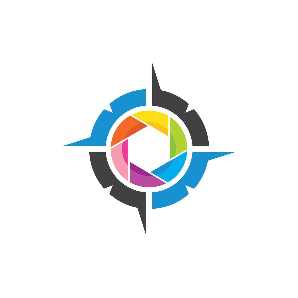 compass logo tempate ilustration.,. vector