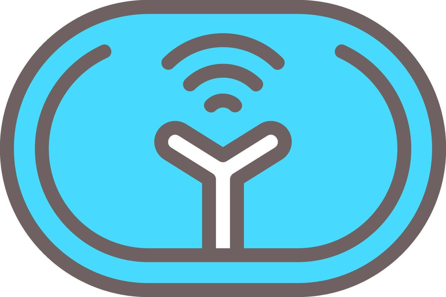 Smart Sensor Outline Element Style vector