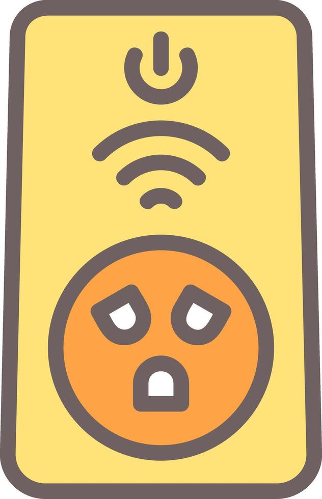 Smart Plug Outline Element Style vector