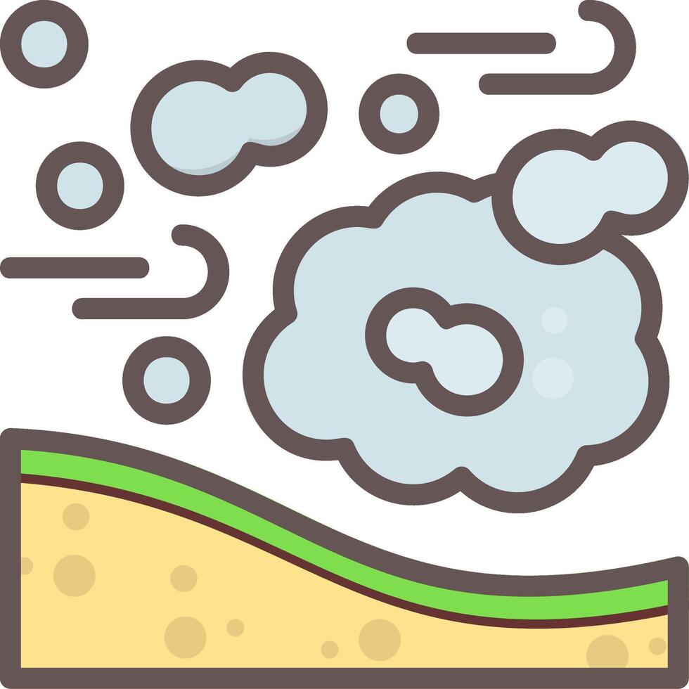 Sandstorm Outline Element Style vector
