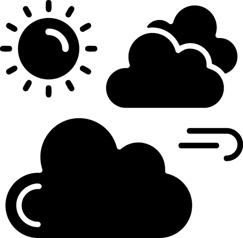 Cloudy Day Icon vector