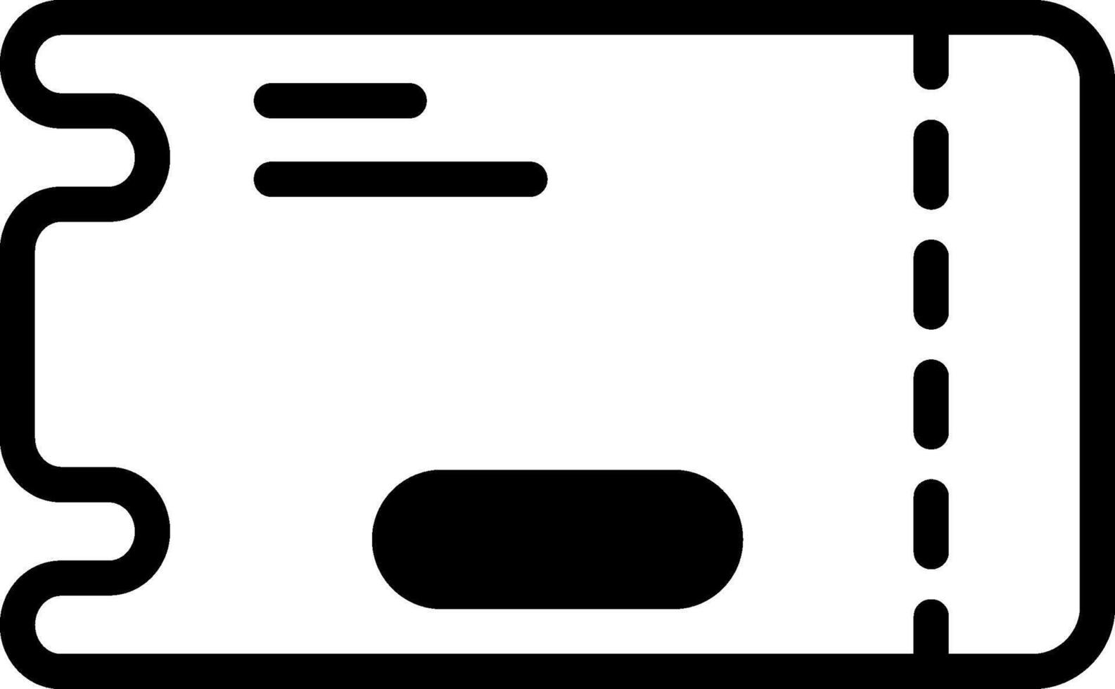 Coupon Solid Element Style vector