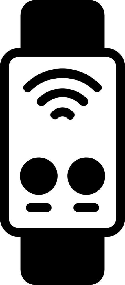 Wearable Device Solid Element Style vector