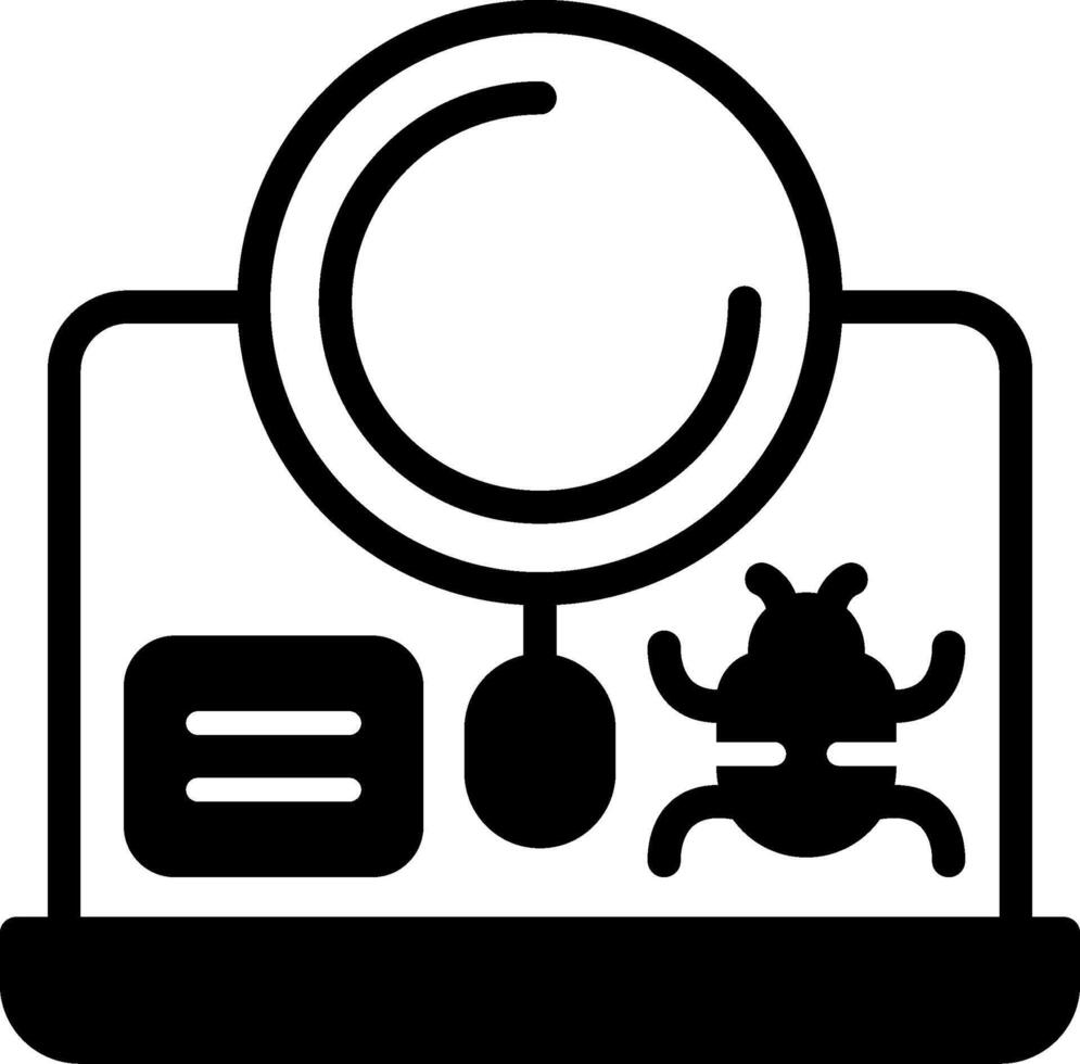 Search Bug Solid Element Style vector