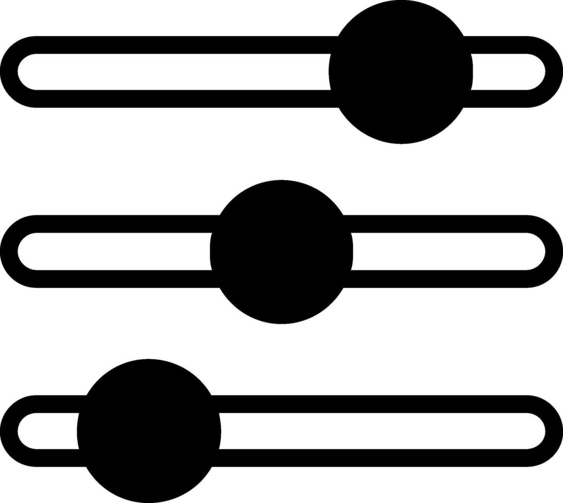 Filter Solid Style Icon Design vector