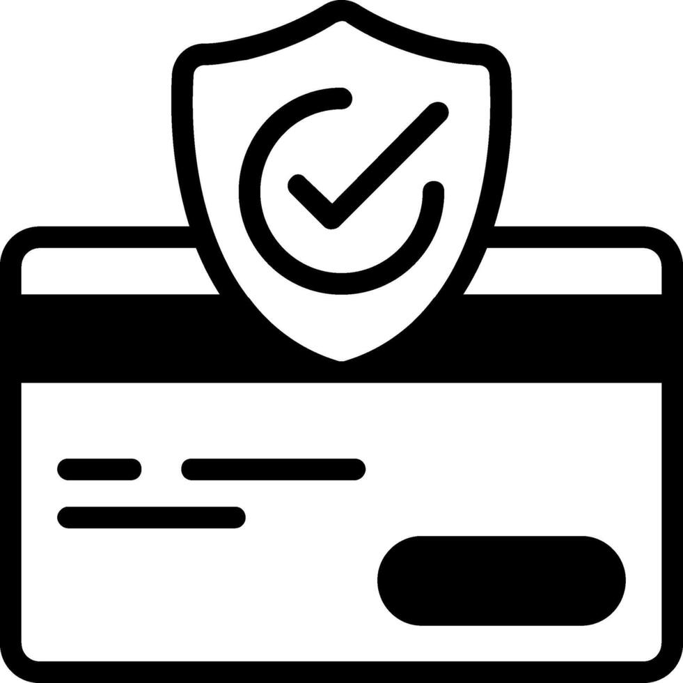 Secure Payment Solid Style Icon Design vector