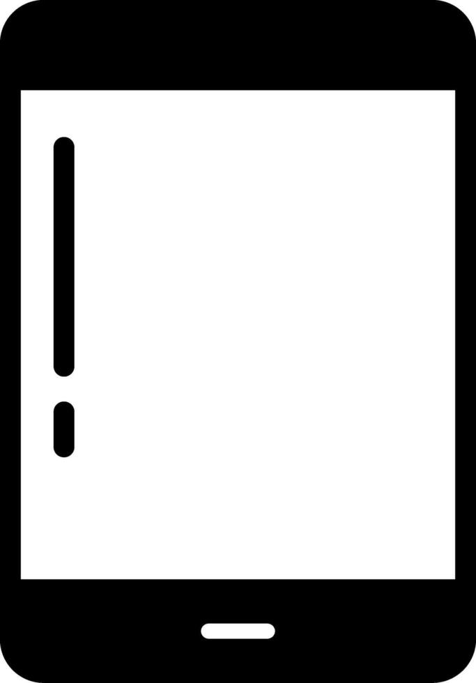 Mobile Phones Solid Element Style vector