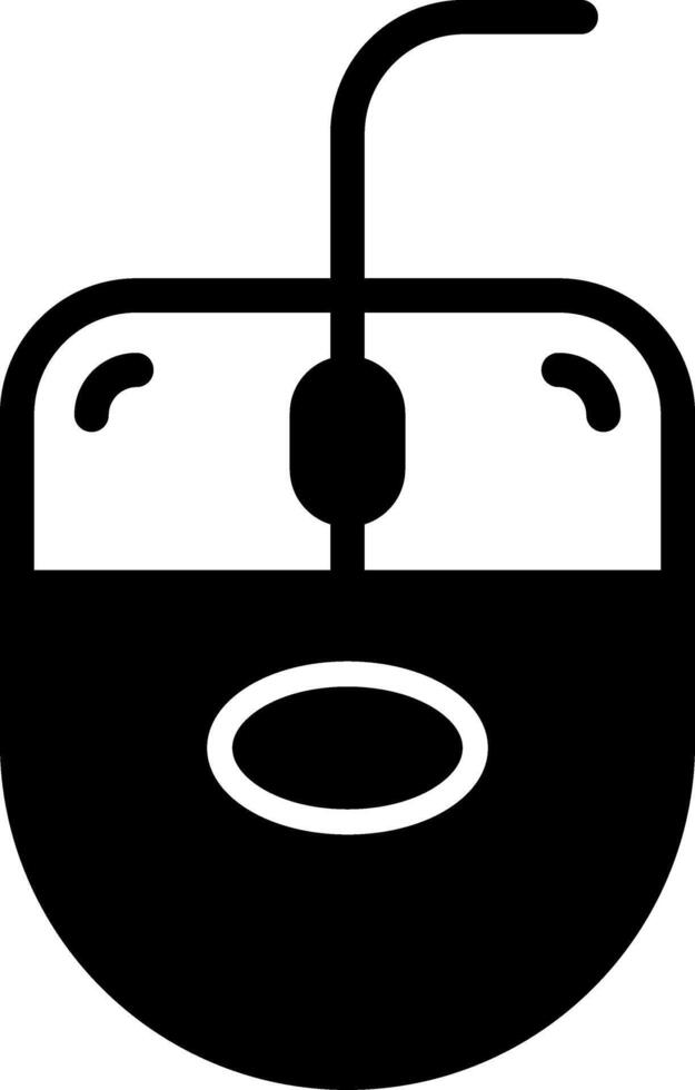 Mouse Solid Element Style vector