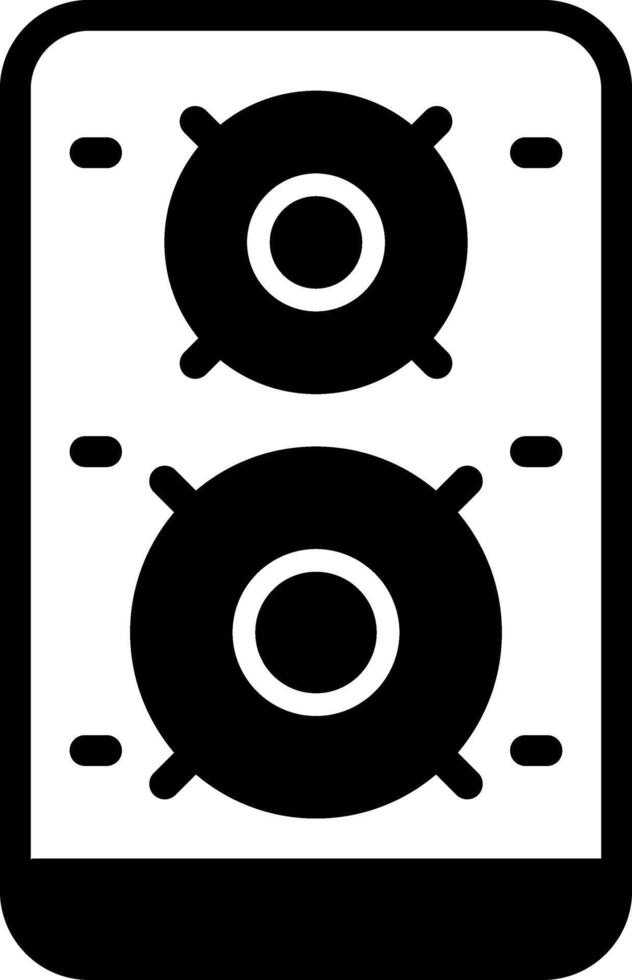 Speaker Solid Element Style vector