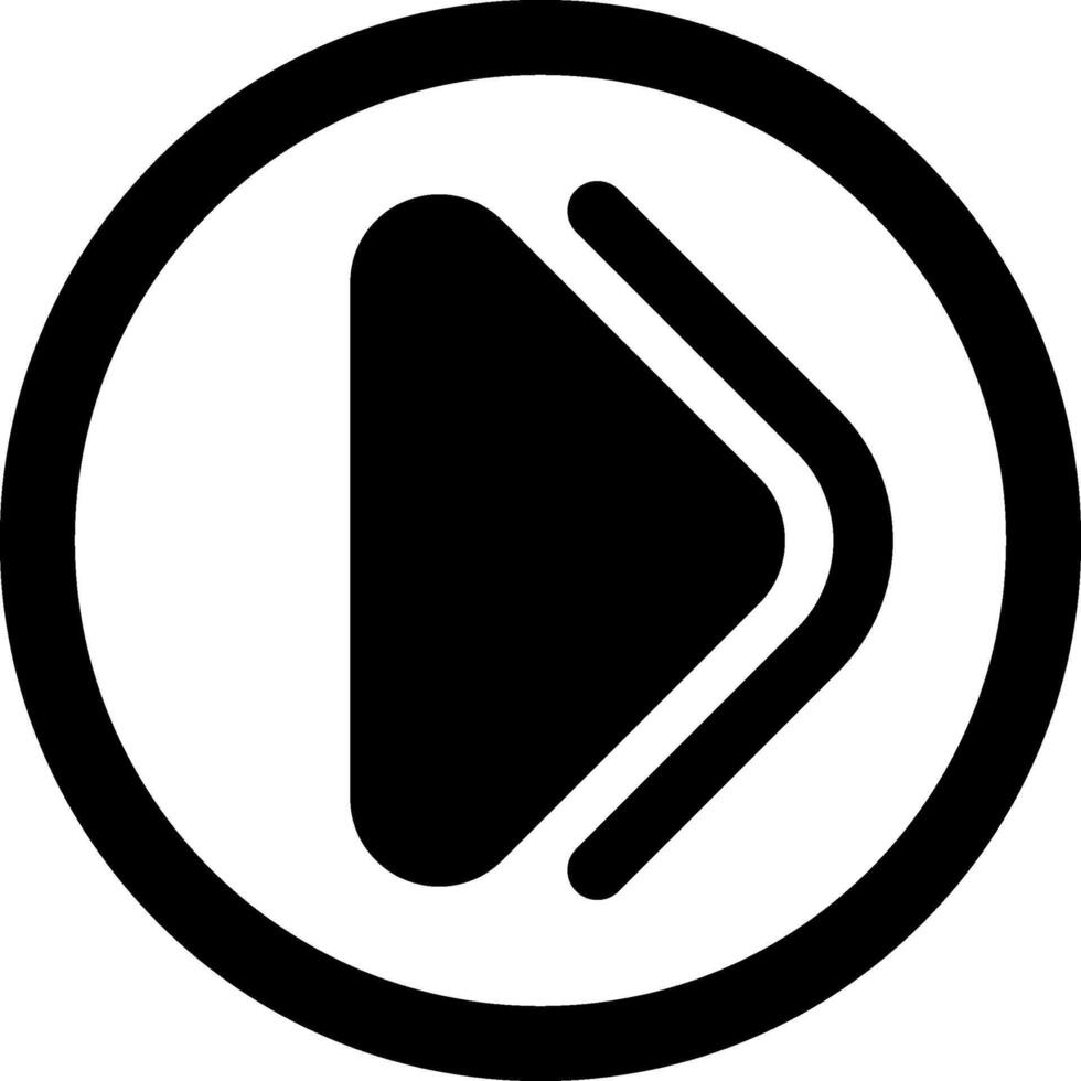 Arrow Solid Right Element icon Design vector