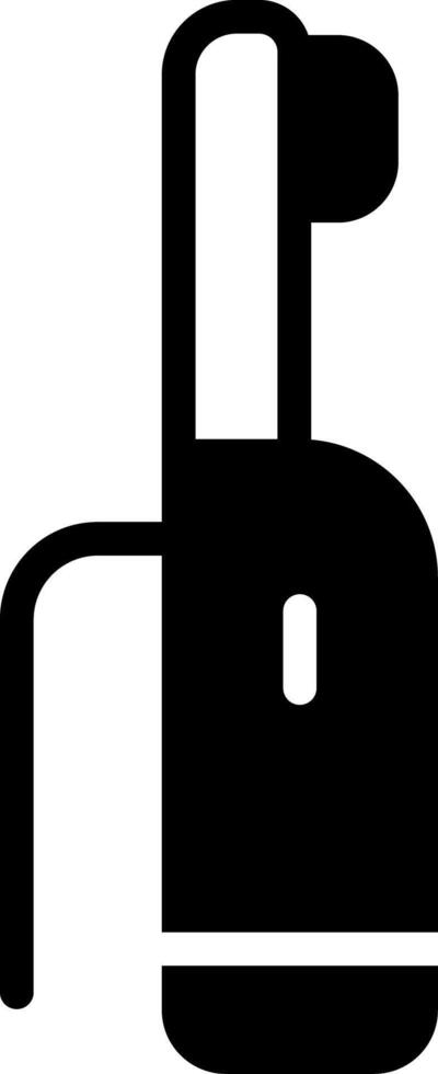Electric Toothbrush Solid Element Style vector