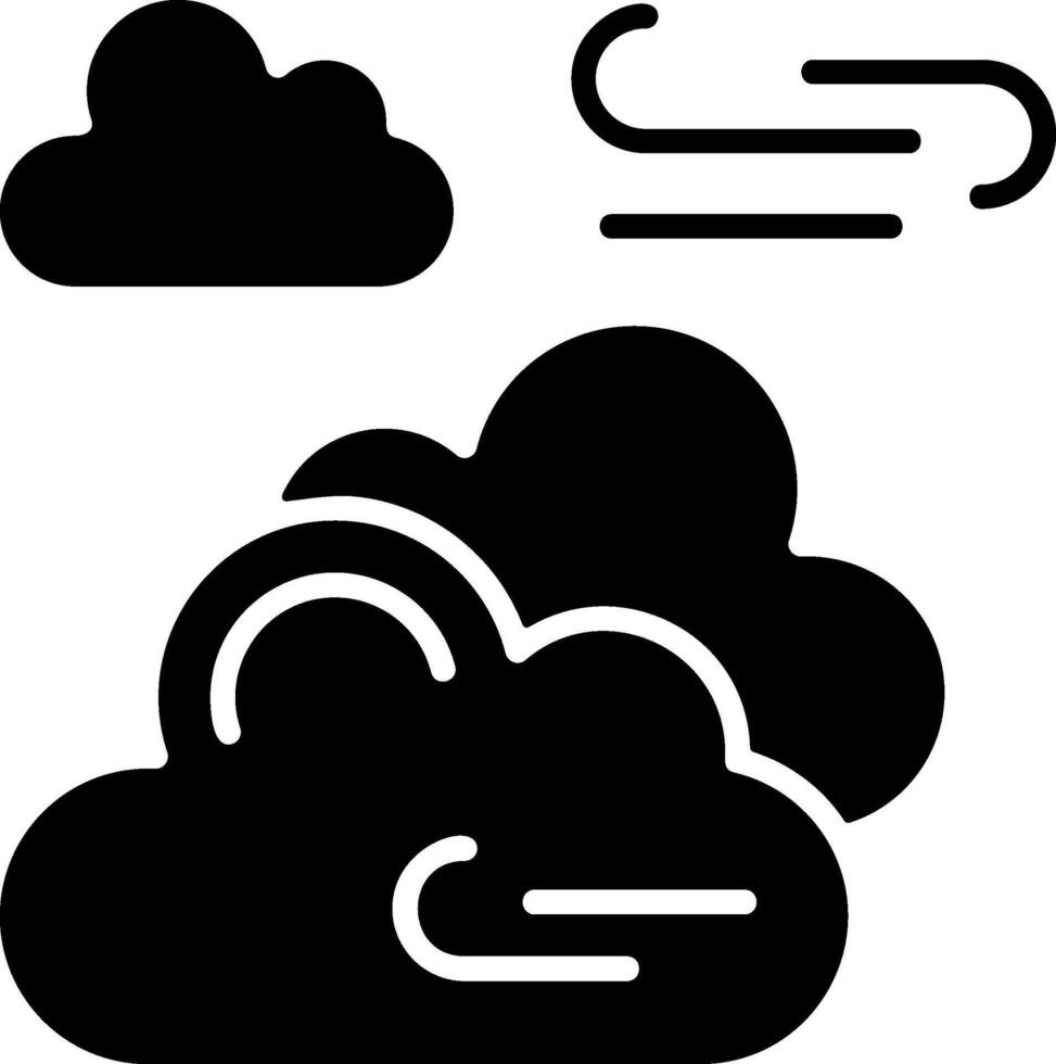 Strong Winds Solid Element Style vector