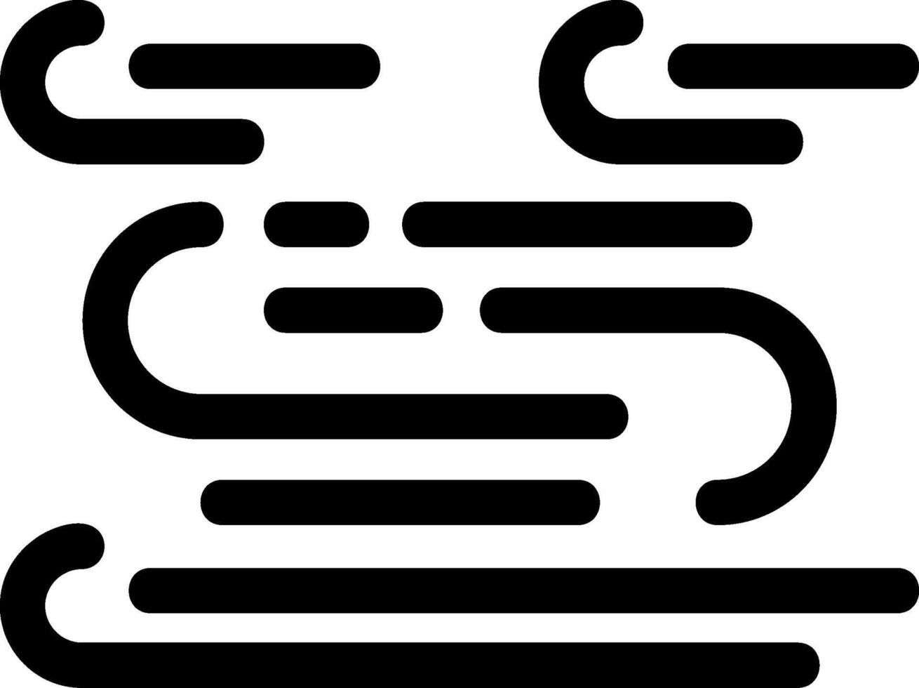 Gale Winds Solid Element Style vector