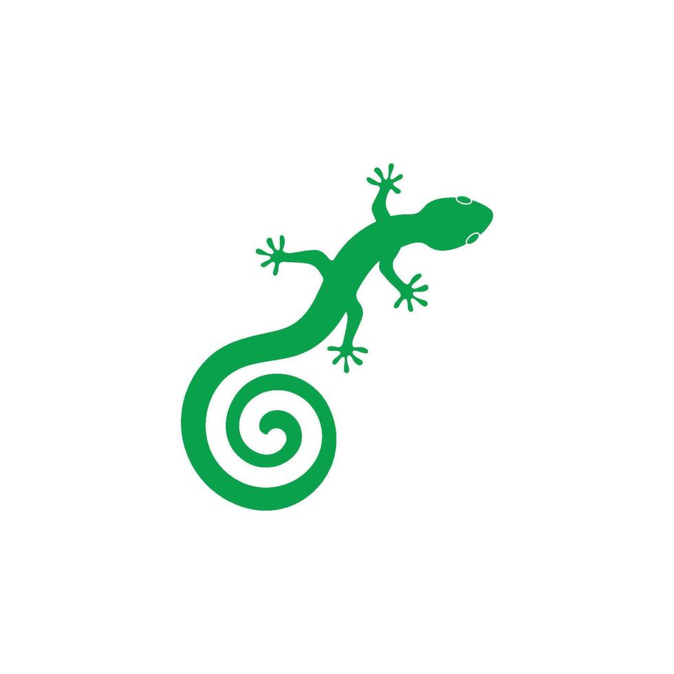 Gecko logo icon illustration template vector