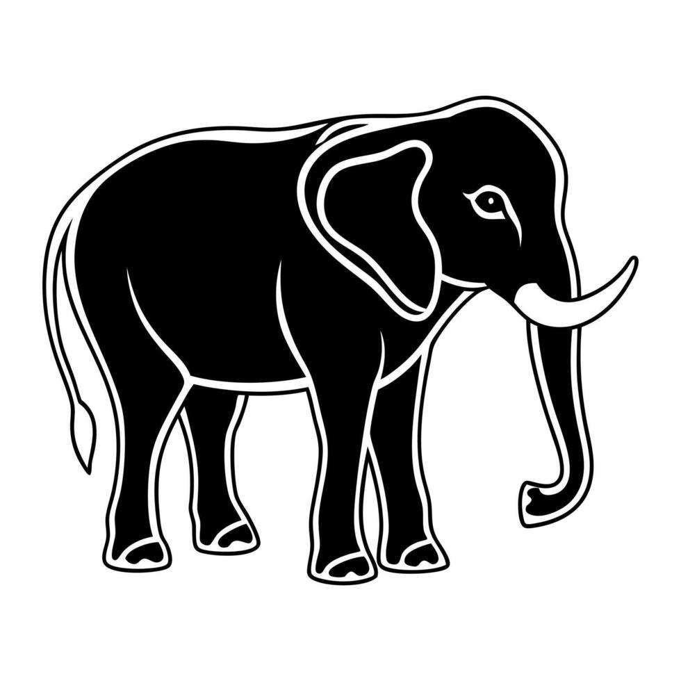 elephant icon illustration vector