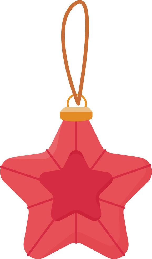 Red Star Ornament vector