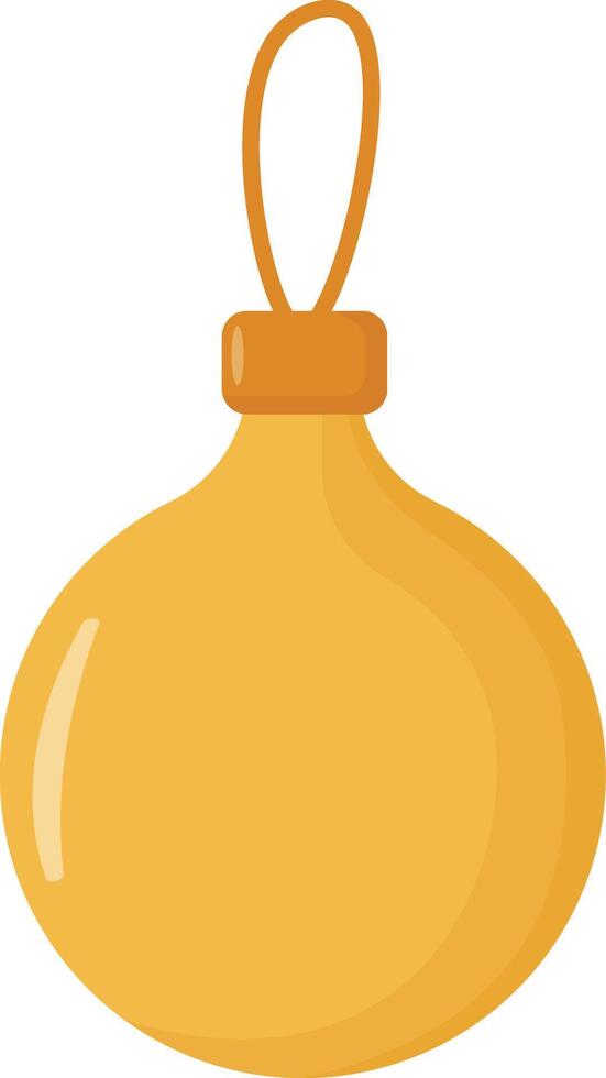 Golden Christmas Ornament vector