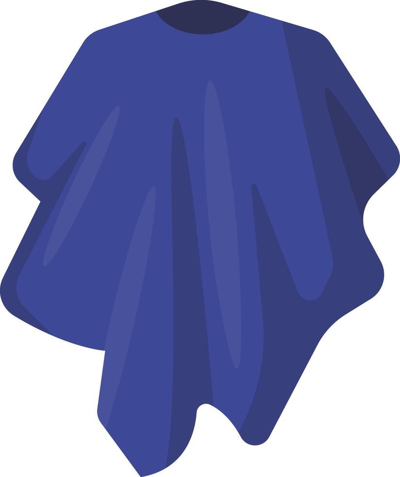 Haircutting Cape Blue vector