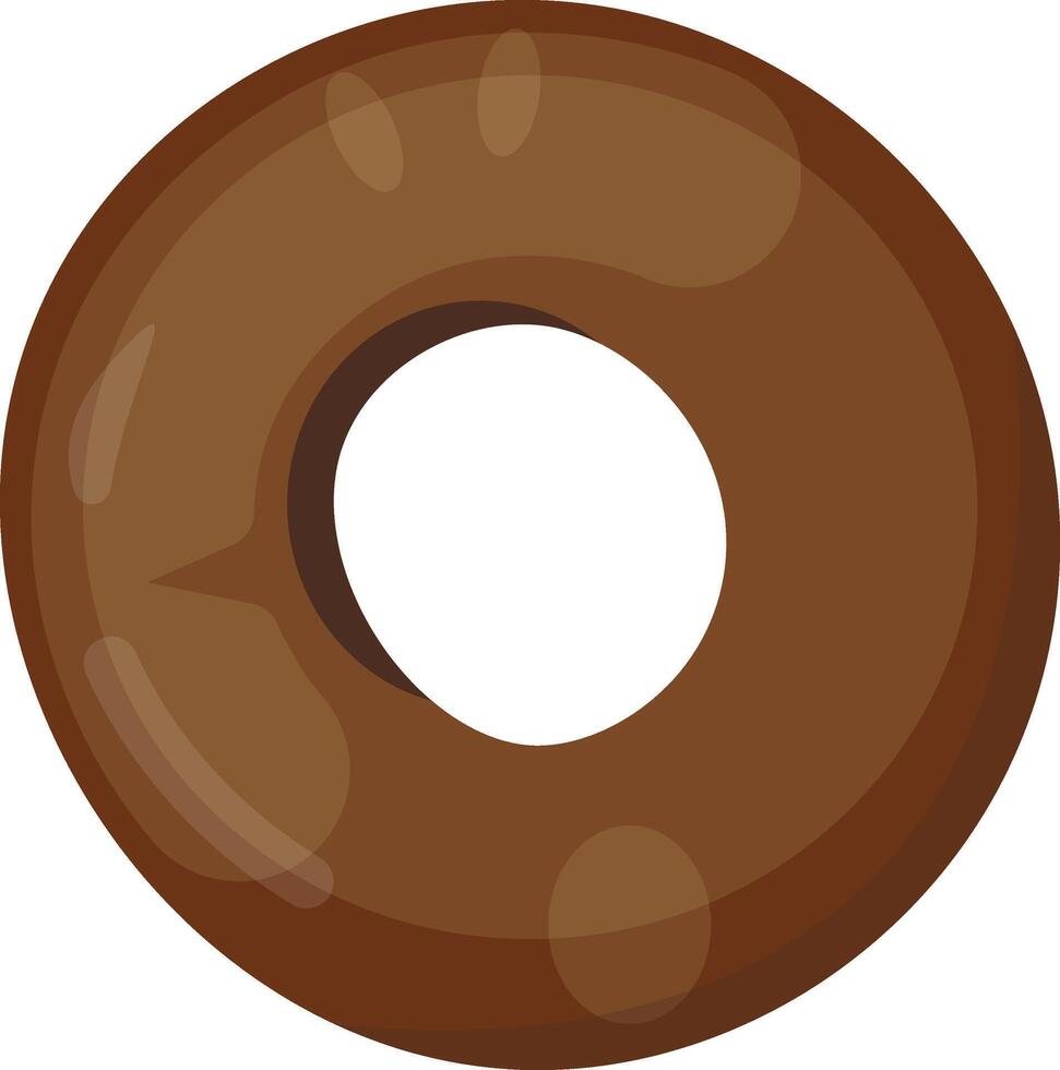 Chocolate Dipped Cookie vector
