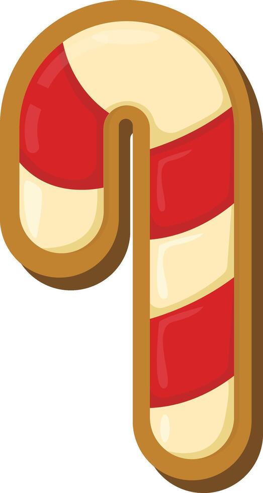 Candy Cane Cookie vector