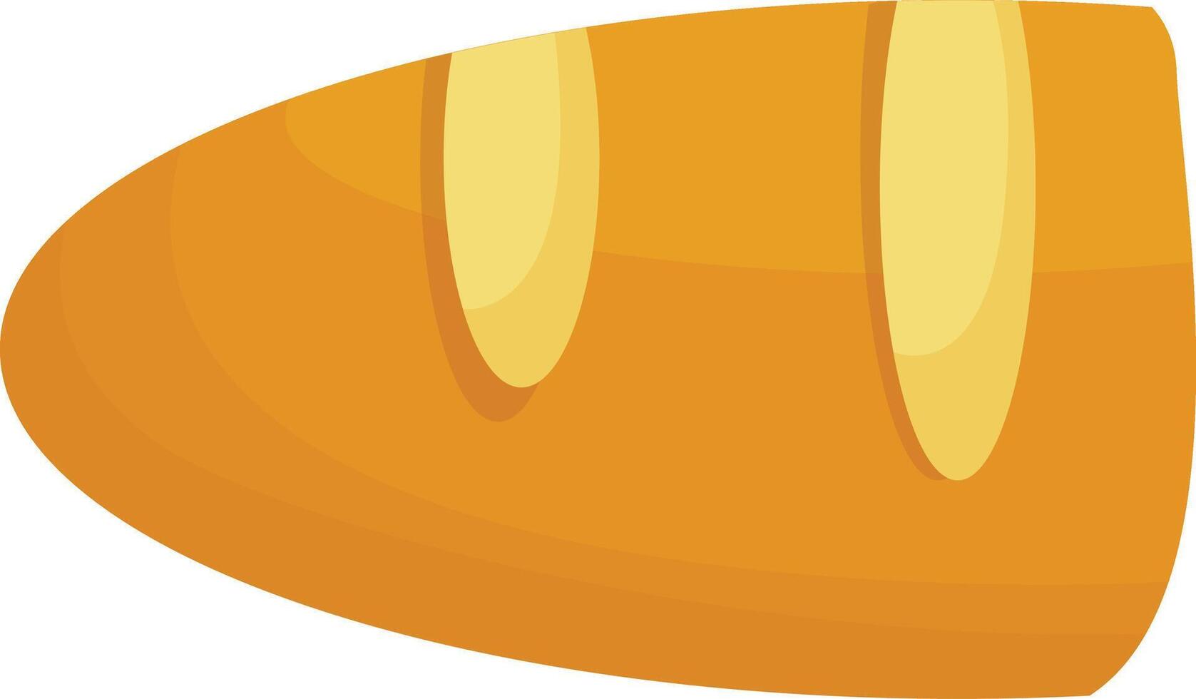 Golden Baguette Slices vector