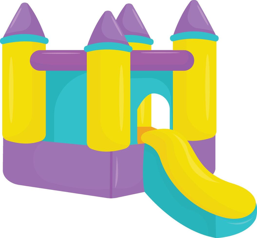 Large Bouncy Castle Playground vector