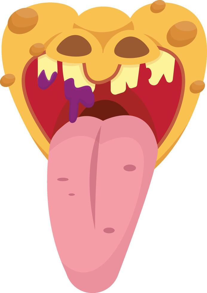 Haunted Creatures Slobbering Tongue vector
