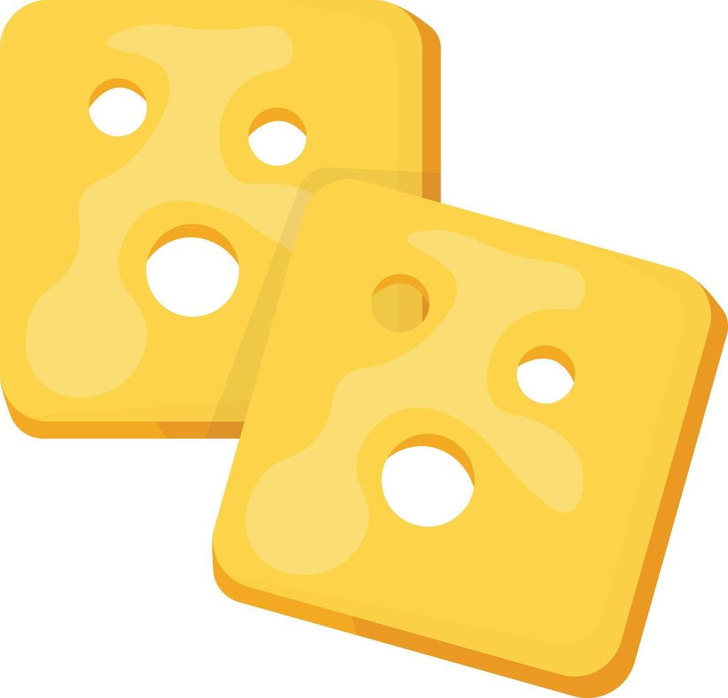Cheddar Cheese Crackers vector
