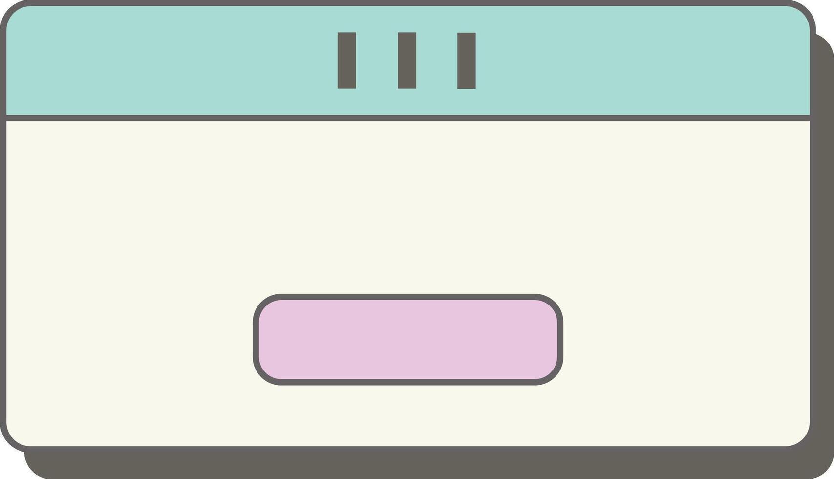 Form Input Submission UI vector